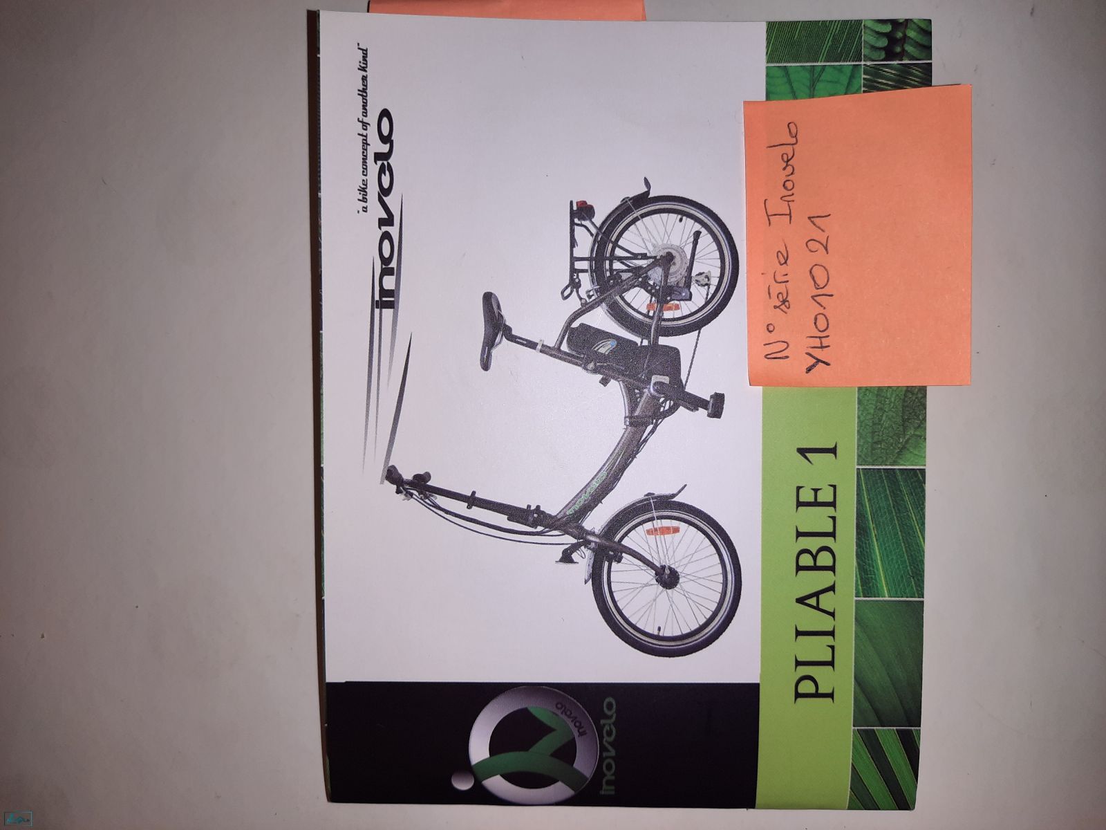 [Volé]❌ Vélo électrique pliant, INOVELO ❌