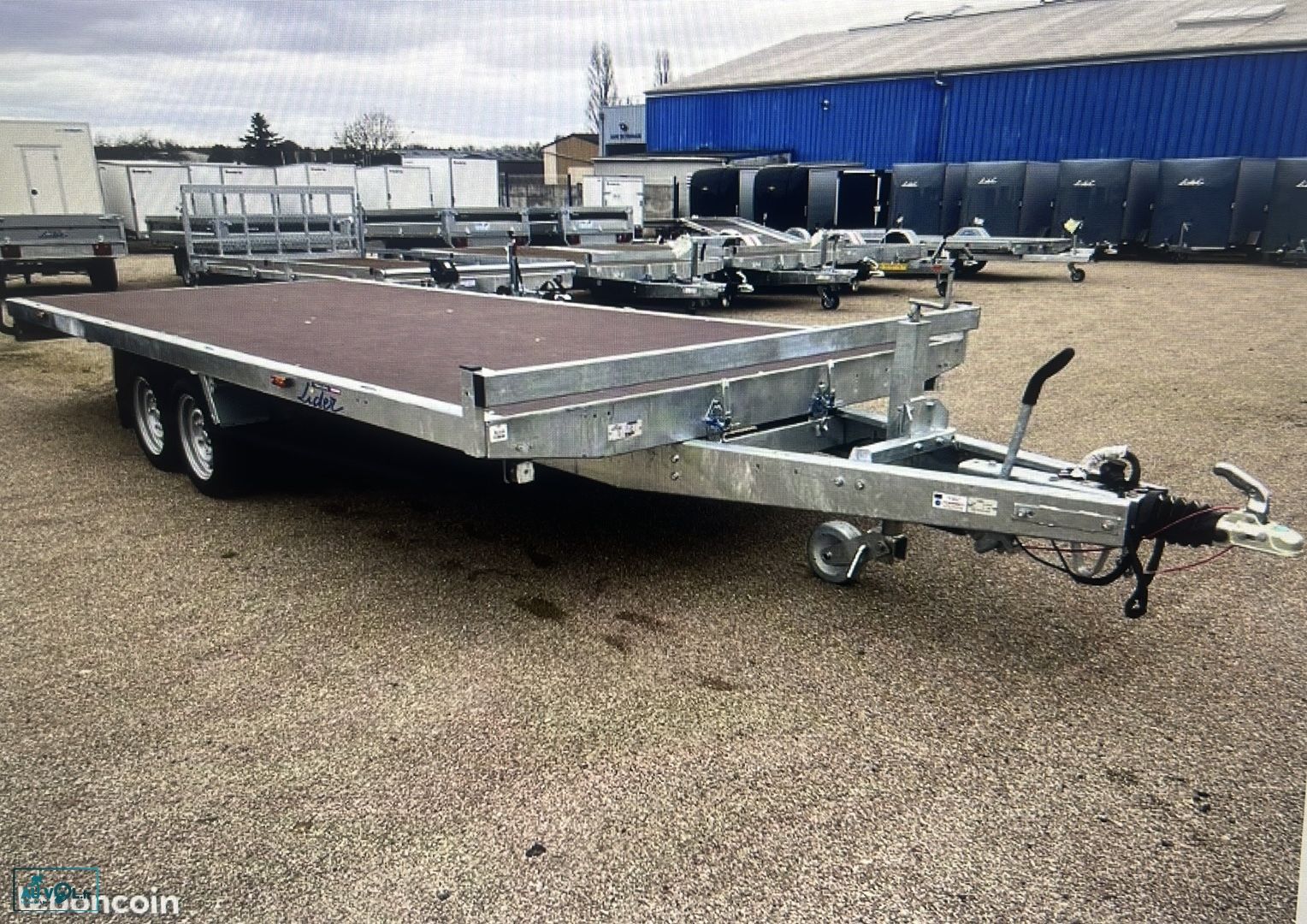 VOL REMORQUE PLATEAU LIDER PTAC 3500KG (506x215cm)